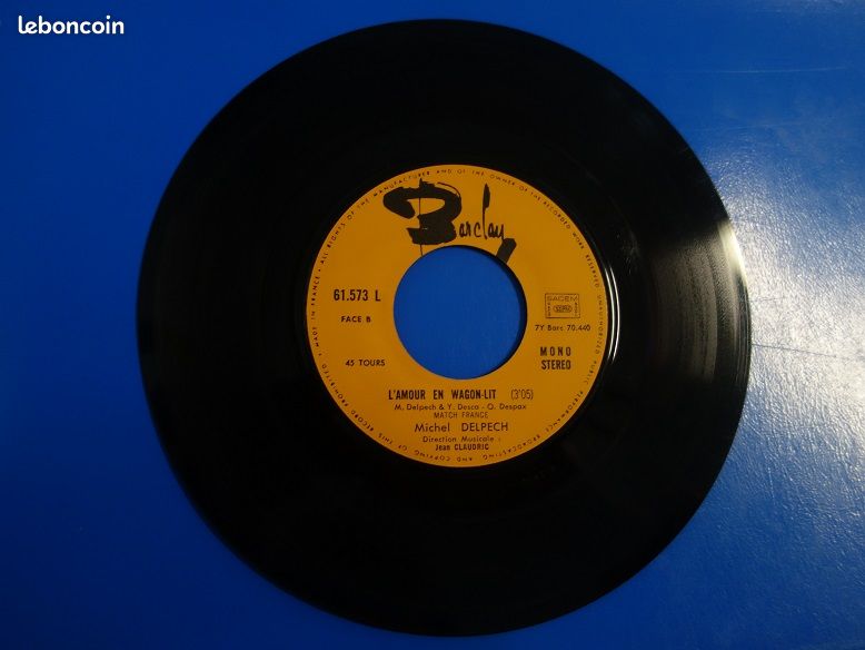 Disque vinyle : Michel Delpech (image 2)