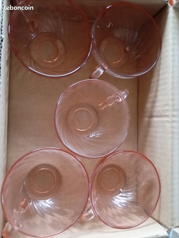 Lot 5 tasses arcoroc france (image 2)