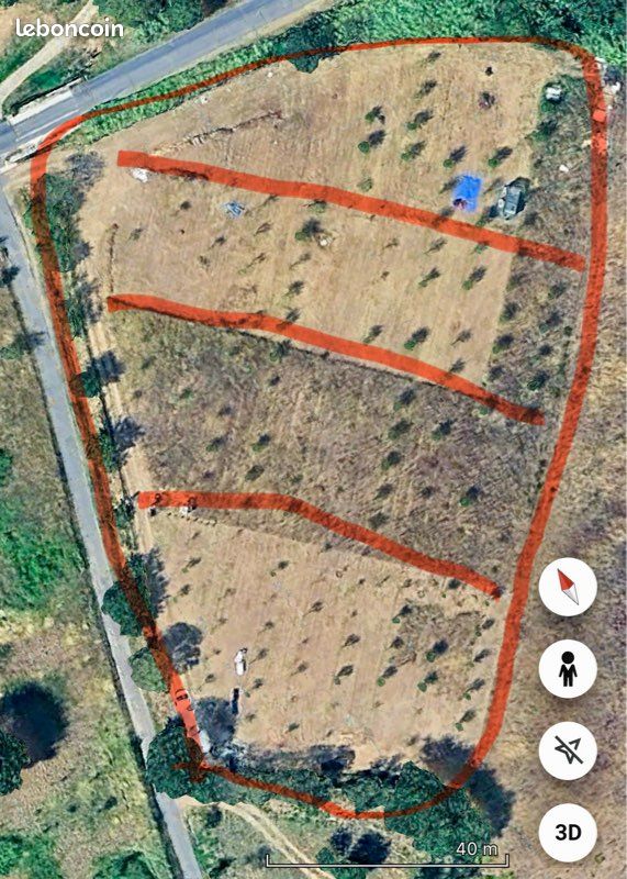 Terrain agricole · à Caux · 80 000 €