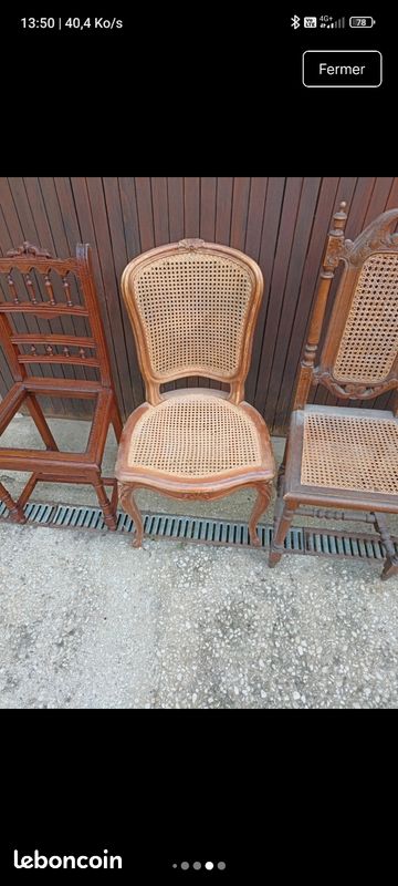 Lot de 7 chaises à restaurer (image 5)