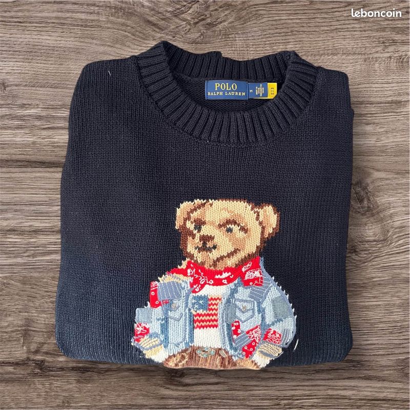 Polo Bear Pull Lauren Ralph Lauren Bleu Marine Pull Ralph Lauren Avec Ours  Pull Polo Ralph Lauren