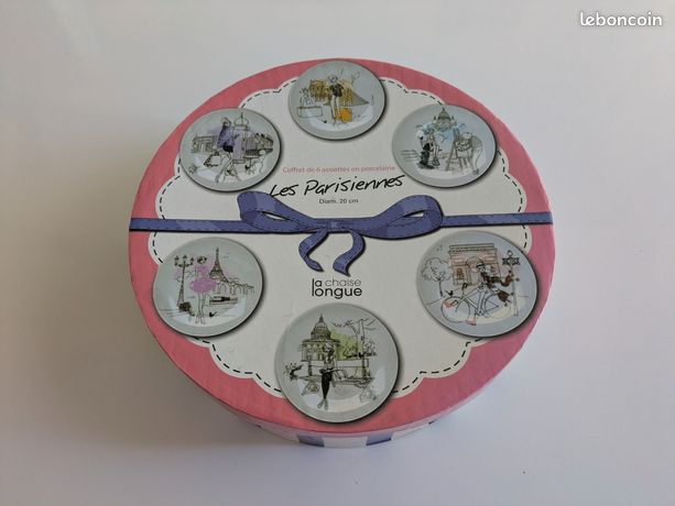 Assiette à dessert 21 cm Bleu Pompadour | Porcelaine