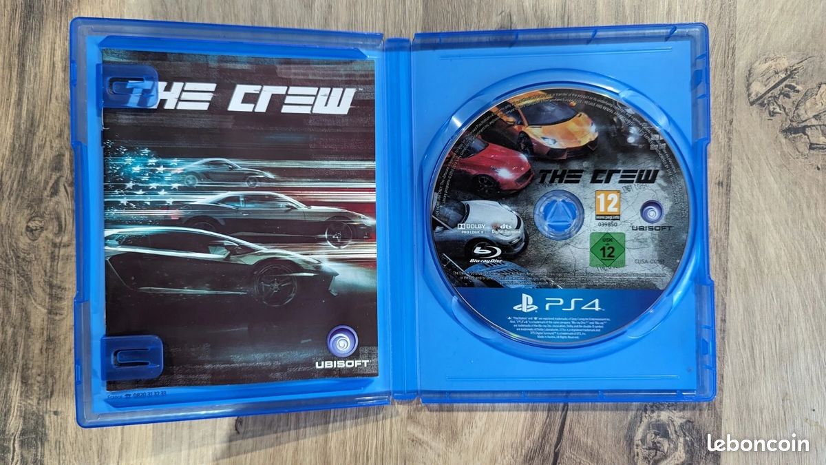 Jeu The Crew PS4 – Course Automobile – Très Bon état – Version Française – Ubisoft