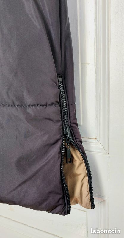 Doudoune long ss manche réversible M Zara Vêtements