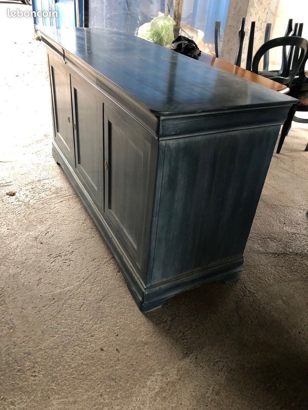 Commode/ vitrine/ Ensemble de Commodes et vitrine bois. Bleues (image 7)