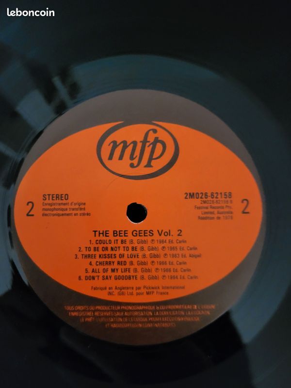 Disque vinyle The Bee Gees (image 13)