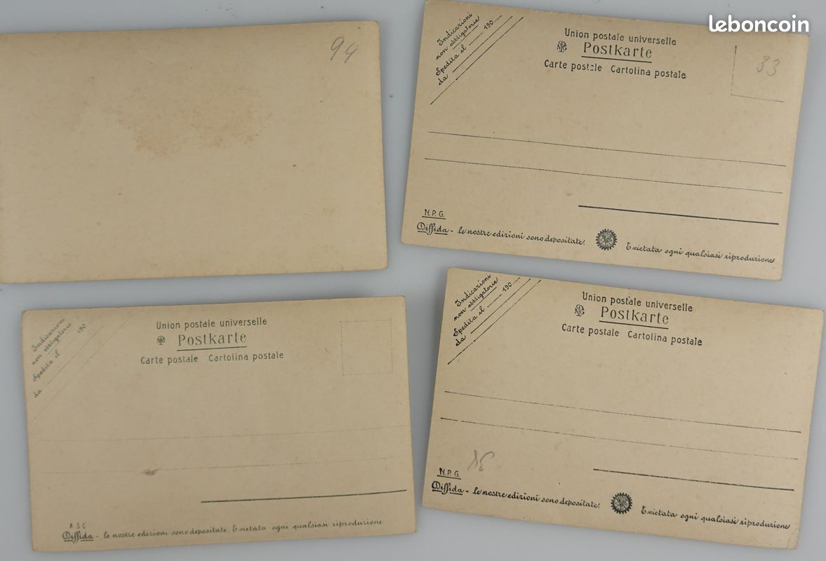 Cartes postales anciennes Florence Italie (image 2)