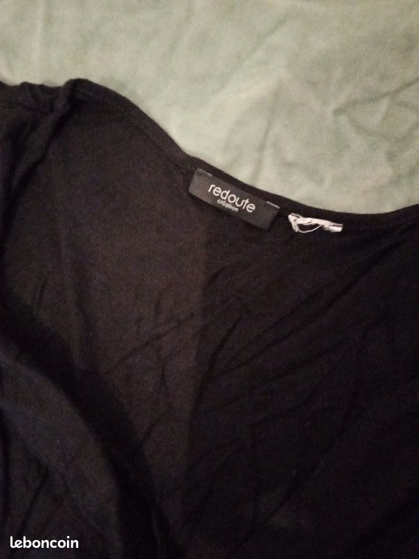 Robe tunique noir femme taille 38 la redoute (image 2)