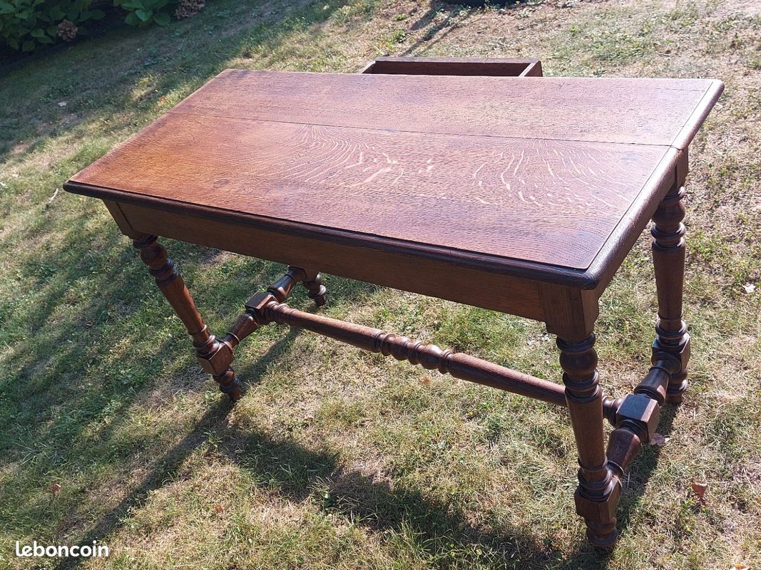Bureau Ancien en bois massif (image 5)