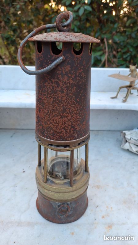 Ancienne lampe à bougie, complette avec bougies de rechange | Kaufen