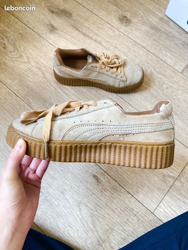 Fenty Sneakers Puma Creepers Beige 37 Sepatu Puma X Fenty Pointy
