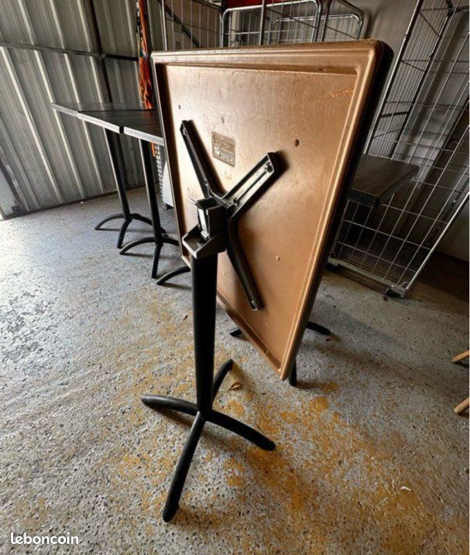 Lot de 5 tables mange debout pour restaurant ou bar (image 2)