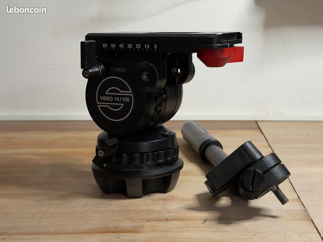 Tête Fluide Sachtler FSB 4 Avec Trépied Aluminium - Pour Caméra, Occasion