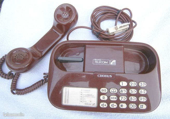 Téléphone Ancien Matra Communication Contact Ambiance - 1975 - France - Collection
