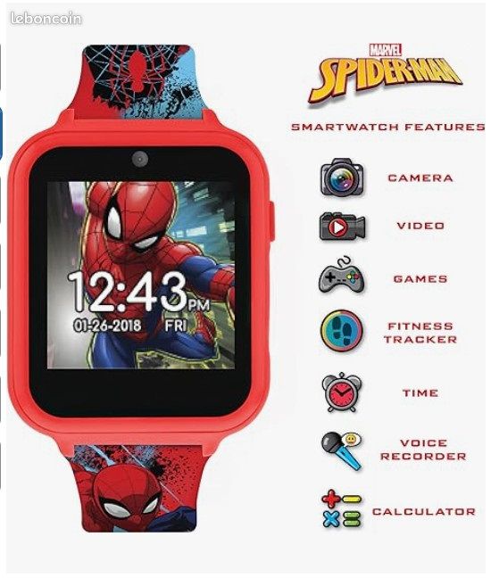 Montre bracelet MARVEL SPIDERMAN enfants Montres Bijoux