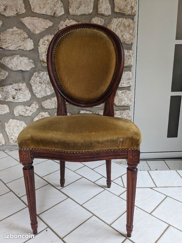 6 chaises Louis XVI (image 1)