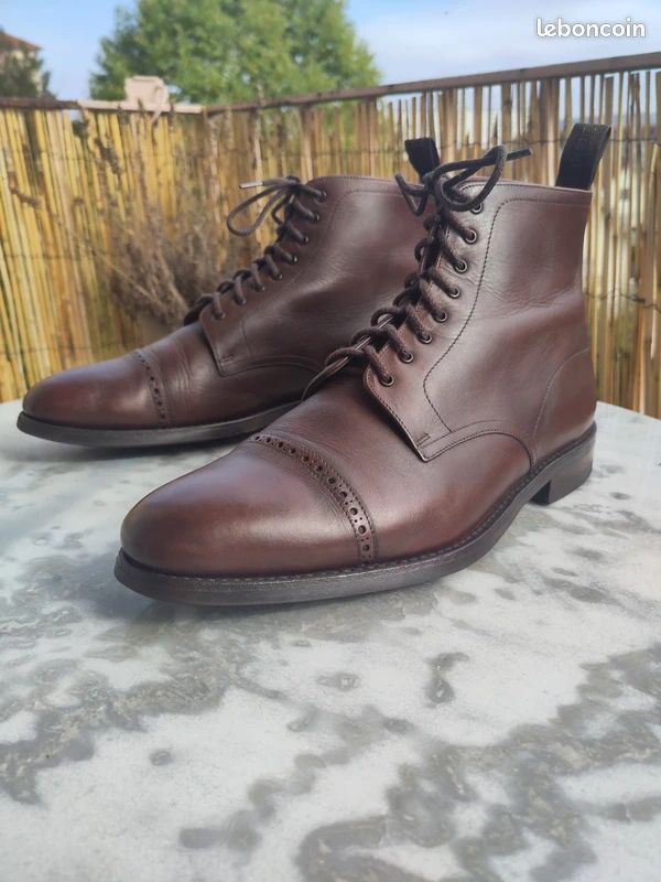 Boots homme Cuir Made in England Chaussures