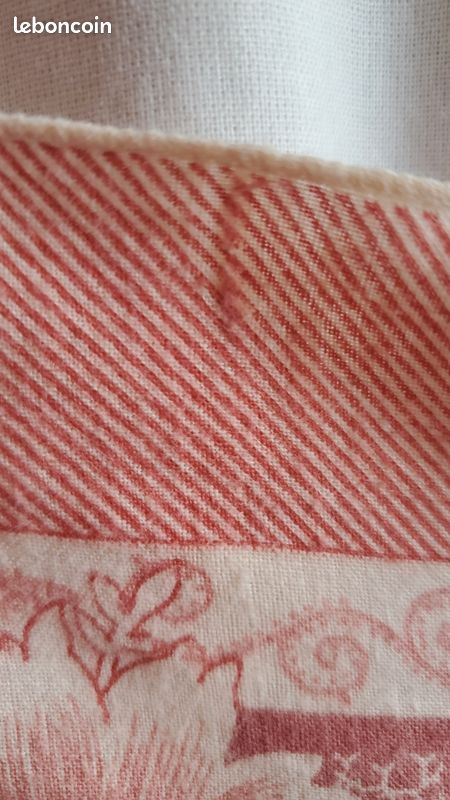 Foulard Sonia Rykiel 85x85cm - Occasion Avec Petites Imperfections (taches)