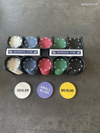 Lot De 200 Jetons De Casino - Pour Jeux De Poker Et Roulette
