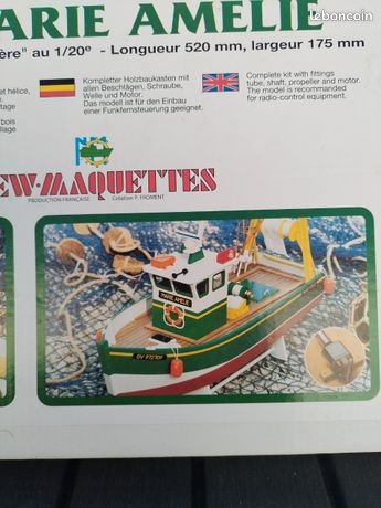Maquette Chalutier 2000 Joustra - Neuf Jamais Monté (semble Complet)