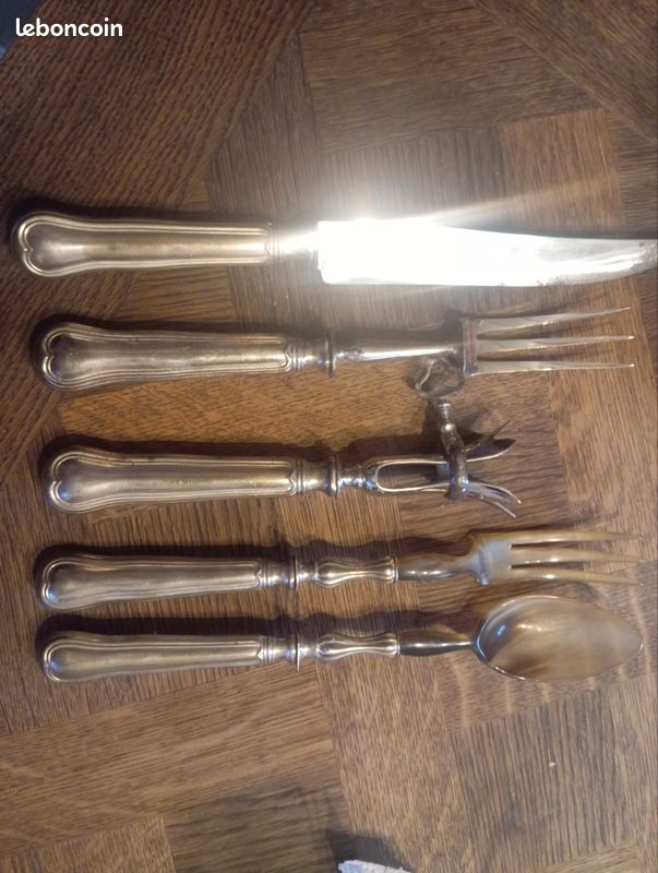 Lot de 5 couverts de service anciens (image 1)
