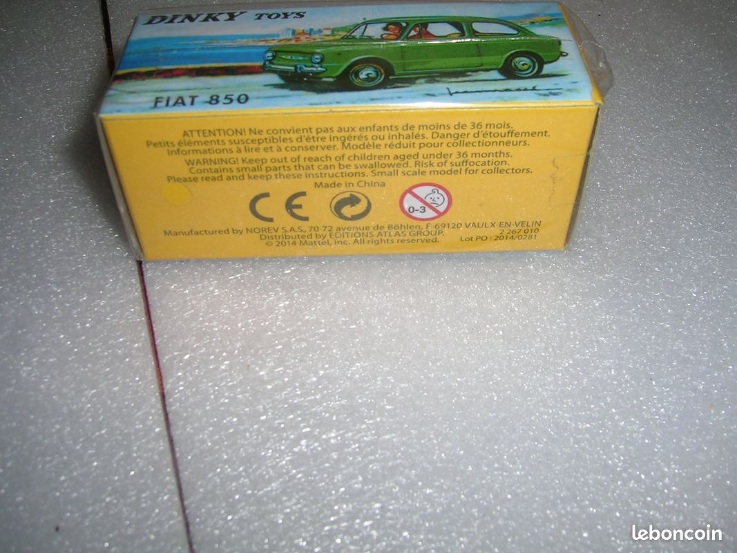 SYMPA Nice ! DINKY TOYS MECCANO TRIANG 1:43 FIAT 850 N° 509 SYMPA Nice ! DINKY TOYS MECCANO TRIANG 1:43 FIAT 850 N° 509