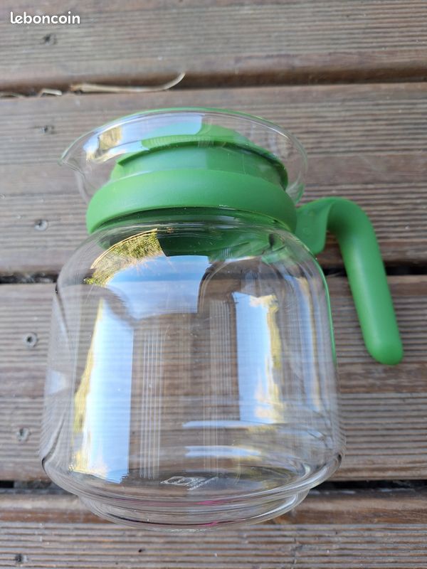 Serveur à café en verre couvercle en plastique (image 2)