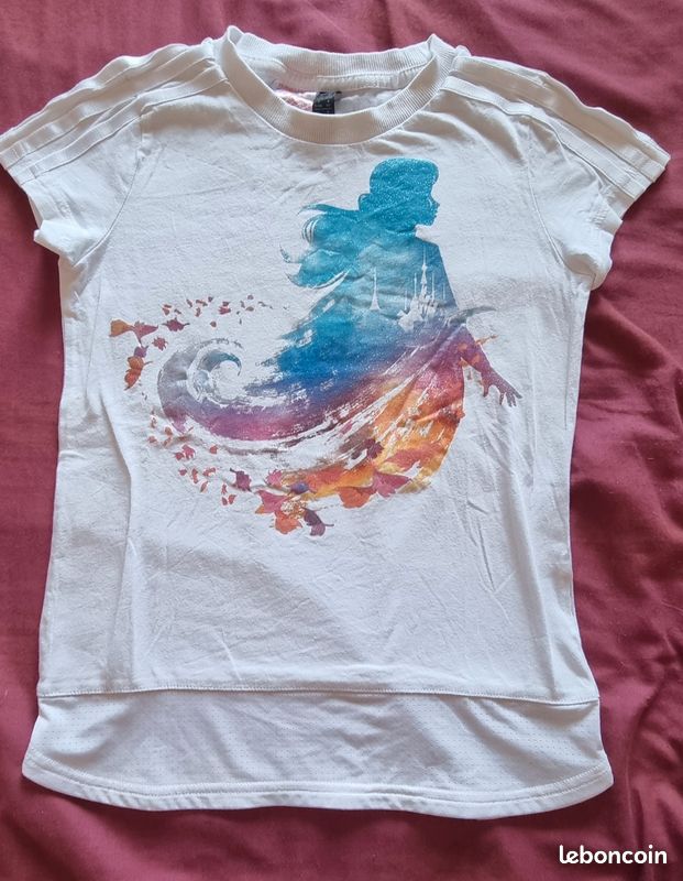 Lot 2 t-shirts Disney : clochette et Elsa (image 5)