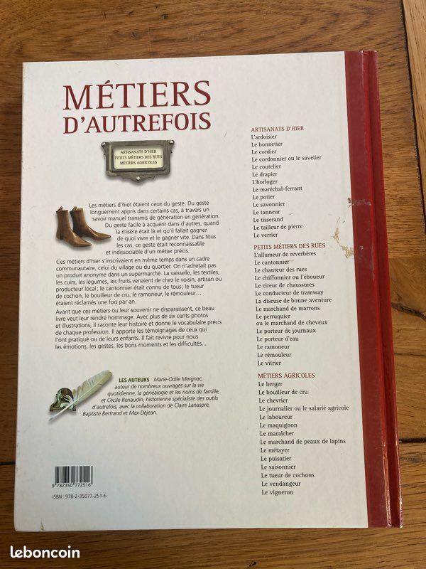 Livre métiers d’autrefois (image 2)