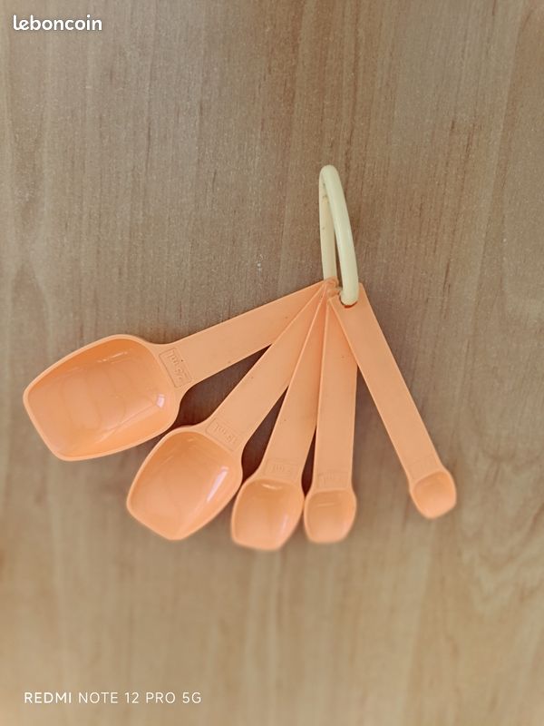 Cuillères doseuses x5 Tupperware orange- sbm (image 3)