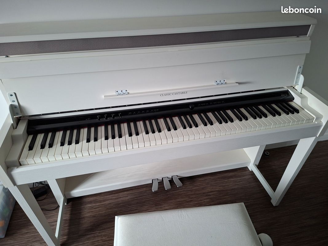 PIANO numérique Blanc (image 1)