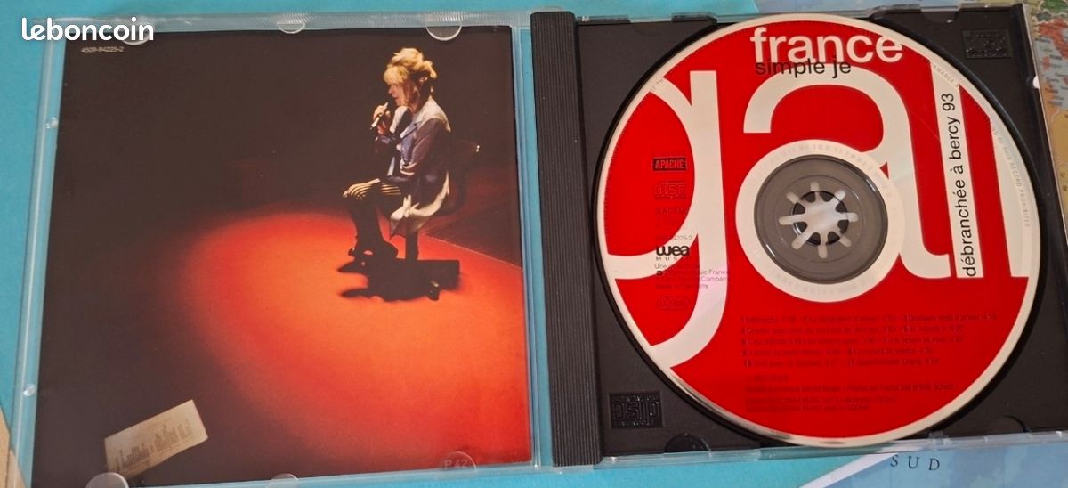CD France GALL débranchée à Bercy 93 - CD - Musique