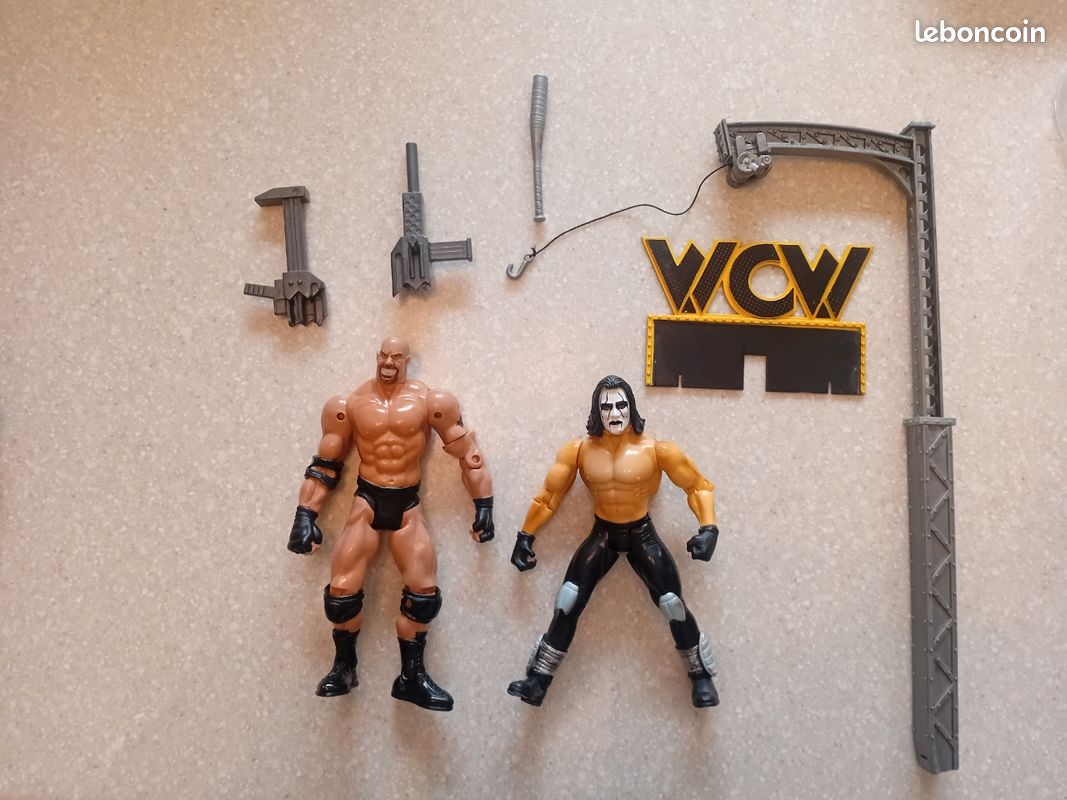 Figurines catch Sting et Goldberg WCW (image 1)