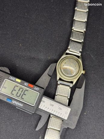 Montre Mécanique Vintage Avec Blason (Savoie ?) - 15 Rubis - Waterproof - Occasion à Réviser
