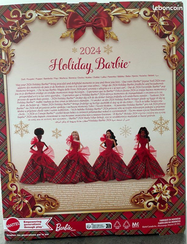 Barbie Signature Joyeux Noël 2024 - Poupée Collector, édition Limitée