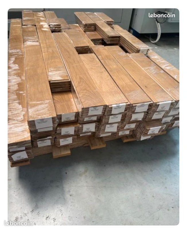 Parquet en chêne massif 8cm de largeur (image 1)