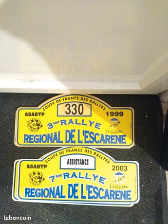 Plaque émaillée Collector – Rallye De La Drôme 1989