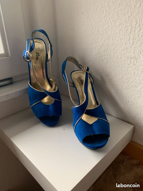 Escarpins Bleus Mim Shoes - Pointure 40 (image 3)