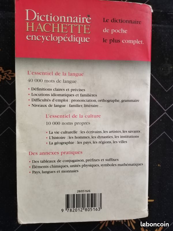 Dictionnaire Hachette (image 1)