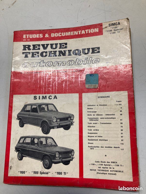 RTA Simca 1100 (image 1)