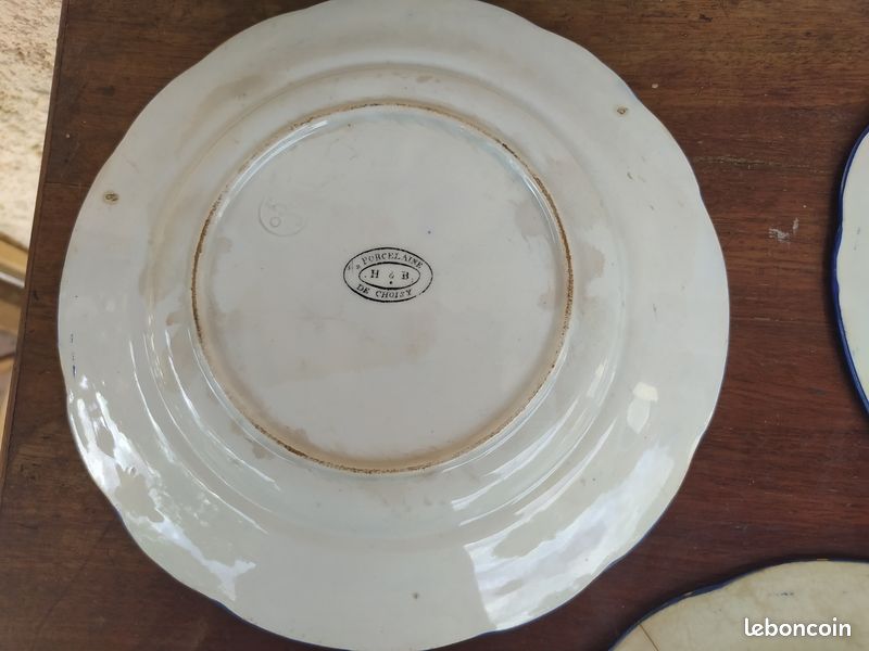 5 assiettes parlantes Mousquetaires HB de Choisy le roi (image 12)
