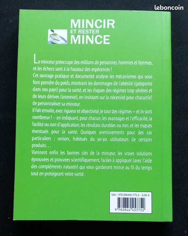 Mincir et rester mince – Céline Desvaux – Guide minceur – Méthode durable – Bon état (image 2)