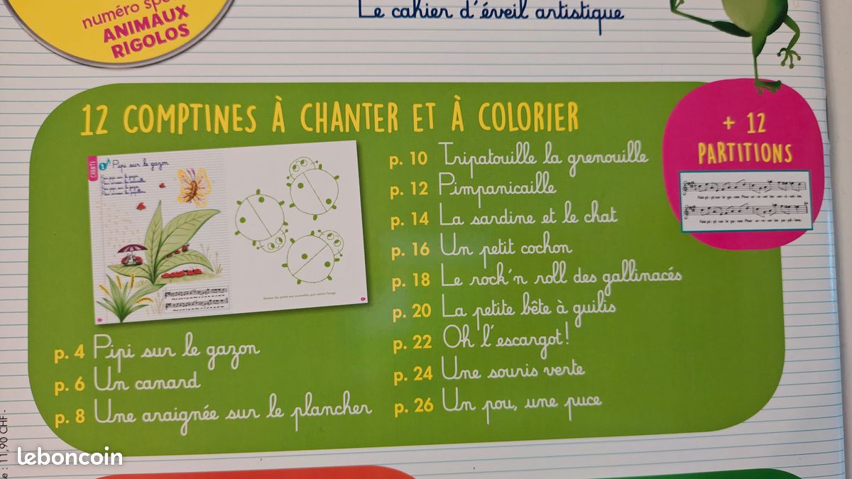 Comptines pour les petits n°41 avec CD (image 2)