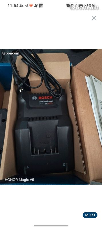 Chargeur batterie Bosch pro GAL 18V 40 neuf (image 1)