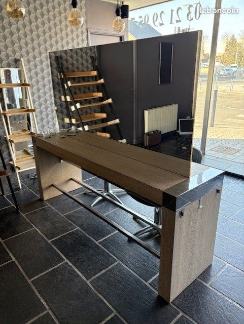 Coiffeuse centrale 4 places xilema mobilier salon de coiffure (image 5)