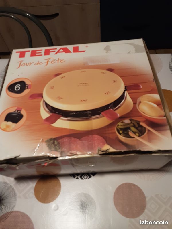Appareil à Raclette Tefal Jour De Fête – 6 Personnes – Modèle Type 856 – Occasion