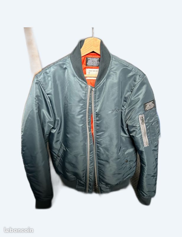 Blouson bombers de la marque Schott neuf Vêtements