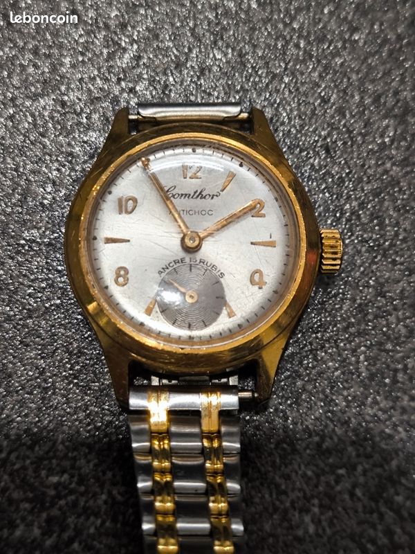 Montre Mécanique Vintage Création Marco - Occasion Fonctionnelle - Bon État Général