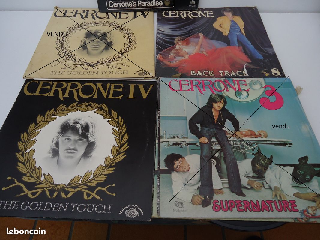 4 Disques CERRONE Vinyle 33 tours (image 1)