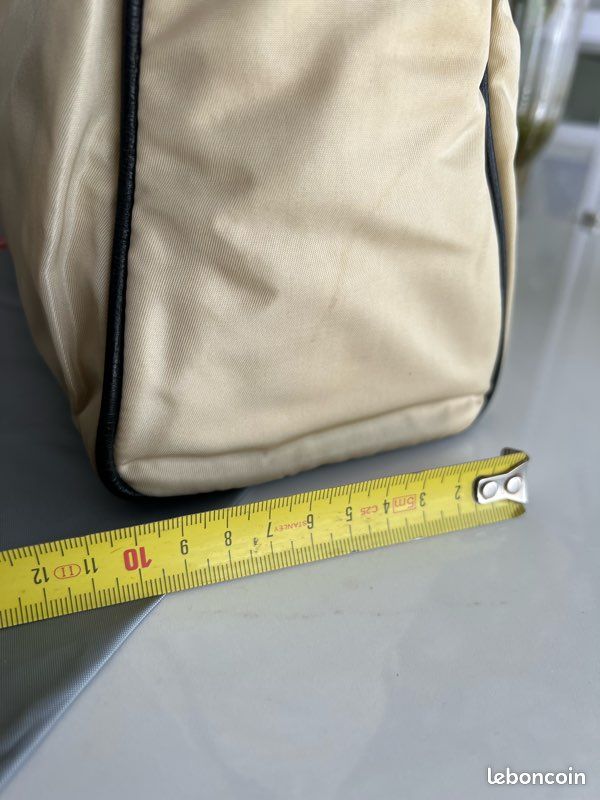 Sac « Prada Cleo », ivoire et noir (image 12)